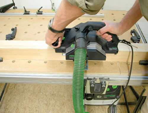 Creating a rebate in wood using the planer